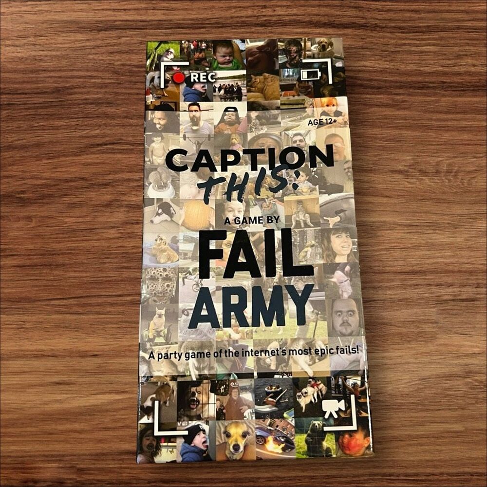 Caption This! FailArmy Party Card Game 400 Cards Age 12+